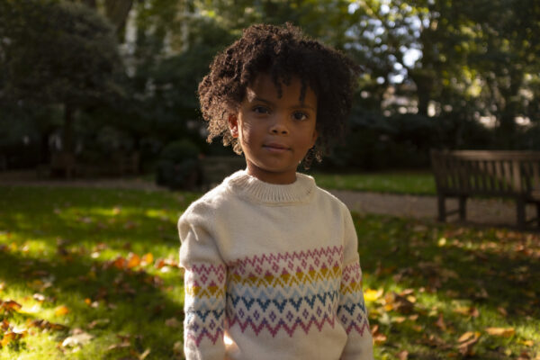 Aurora Rainbow Fairisle Navy - Image 8